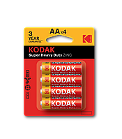 Элемент питания Kodak Zinc extra heavy duty AA battery R6 Bl.4