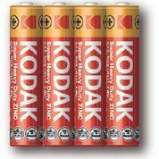 Элемент питания Kodak Zinc extra heavy duty AAA battery (4 pack shrink)