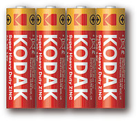 Элемент питания Kodak Zinc extra heavy duty AA battery (4 pack shrink)