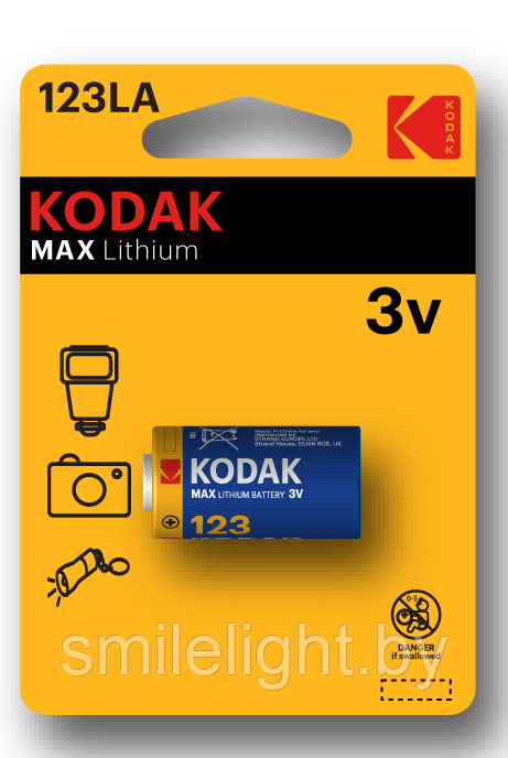 Элемент питания Kodak ULTRA Lithium 123LA batteries (1 pack)