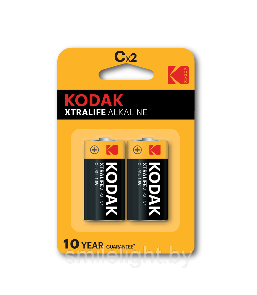 Элемент питания Kodak Xtralife alkaline С, блистер 2