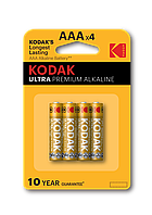 Элемент питания Kodak Alkaline Ultra Premium AAA battery LR03, bl.4