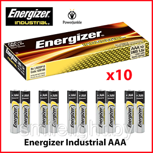 Элемент питания Energizer Industrial AAA battery LR3, pack10