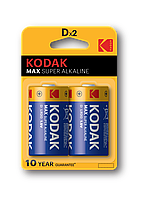 Элемент питания MAX Kodak  alkaline D battery LR20 Bl.2