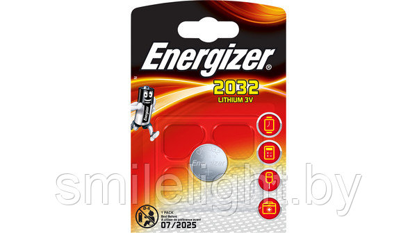Элемент питания ENERGIZER CR2032, блистер 1.