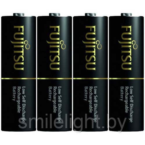 Пальчиковые AA аккумуляторы Fujitsu BLACK 2550 mAh, серия HR-3UTHCEU в оригинальной упаковке (АА) - фото 2 - id-p95951049