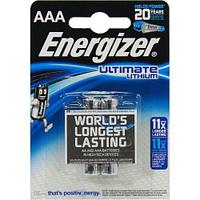 Элемент питания ENERGIZER lithium ultimate АAA/FR03 L92, блистер 2