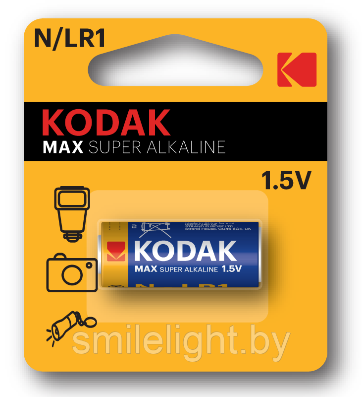 Элемент питания Kodak ULTRA alkaline N LR1, блистер 1