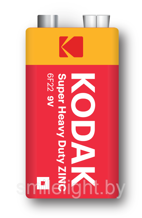 Элемент питания Kodak Zinc super heavy duty 9V battery 6R/61 R22 S1