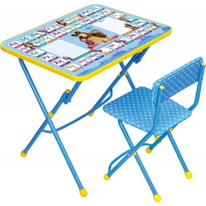 Комплек складной детской мебели НИКА "МАША И МЕДВЕДЬ" (NIKA, АРТ. КУ1/2) - Стол +мягкий стул - фото 2 - id-p108080125