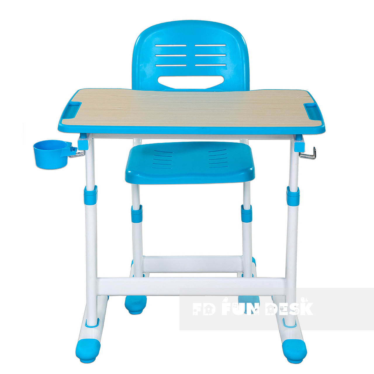 Детская растущая парта и стул-трансформер Fun Desk Piccolino 2 Blue - фото 4 - id-p108080131