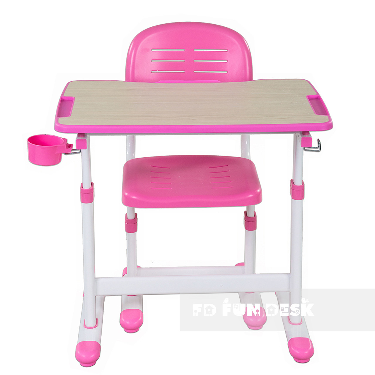 Детская растущая парта и стул-трансформер Fun Desk Piccolino 2 Pink - фото 4 - id-p108080132