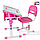 Растущая парта и стул транформер Fun Desk Bambino Pink, фото 3