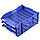 Лоток горизонтальный для бумаг 3 ярусный (синий, черный), фото 3