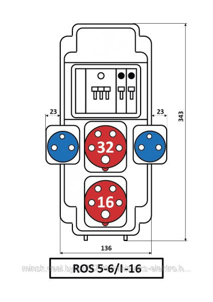Распределительное устройство ROS 5/I-16/S