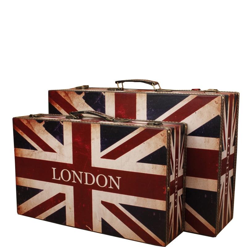 Набор два деревянных чемодана "Лондон"
