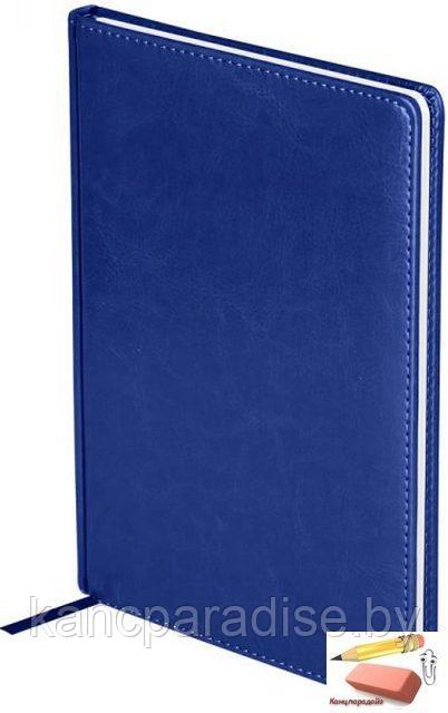Ежедневник датированный Nebraska А5 на 2021 год, кожзам, 176 листов, синий