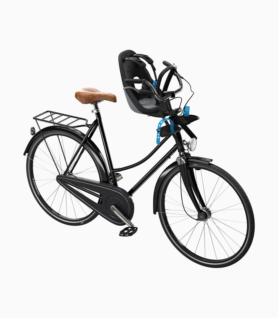 12080102 Детское сидение на раму велосипеда Thule Yepp Nexxt Mini Grey. Модель: Yepp - фото 4 - id-p108171619