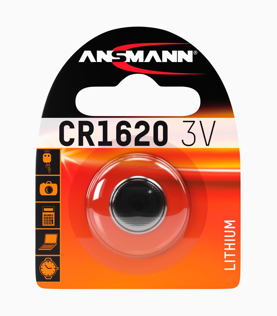 5020072 Батарейка Ansmann CR1620 (3V) - фото 1 - id-p108171659