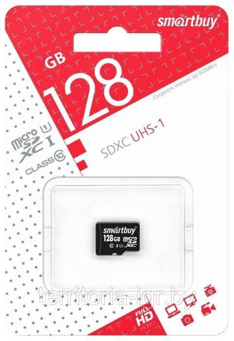 Карта памяти 128Gb Class 10 microSDXC UHS-1 SB128GBSDCL10-00 Smartbuy