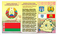 Символика Республики Беларусь, г. Могилева и области р-р 100*80, объемный