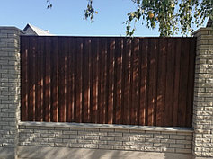 Забор из профнастила с покрытием Ecosteel