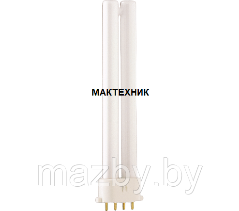 Лампа плафона освещения салона МАЗ -256 Philips PL-S 9W/840/4P - фото 1 - id-p108265451