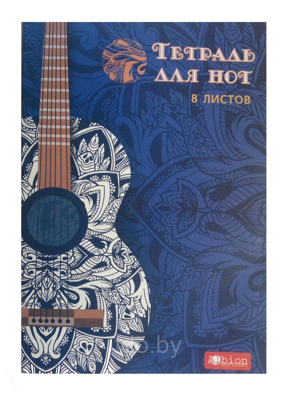 Тетрадь для нот 8л. офсет №1 цв. карт.обл.