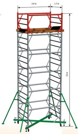 Вышка-тура Витязь 6,2 м, фото 2