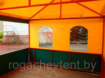 Палатка с двухскатной крышей размер 3000х4000 мм.