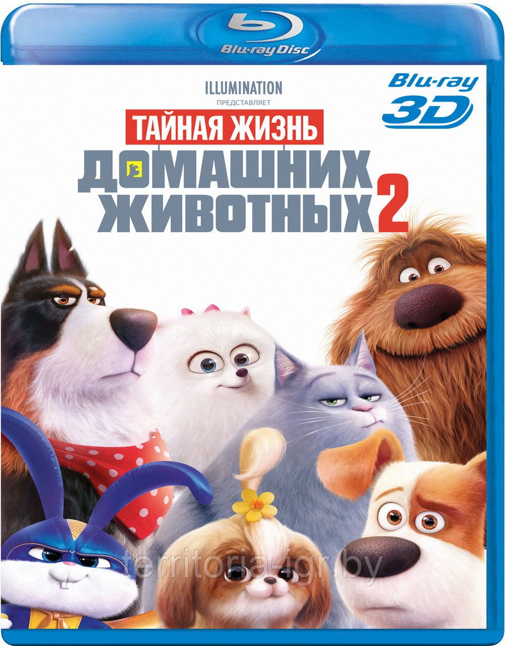 Тайная жизнь домашних животных 2 50 GB (BLU RAY Видео-фильм)