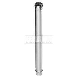 Труба дымохода 1м Ferrum (430/0,8 мм) ф115