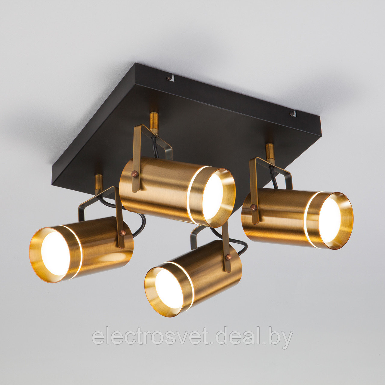 Потолочный светильник с поворотными плафонами 20063/4 LED античная бронза - фото 2 - id-p108322156