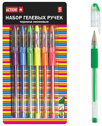 Набор гелевых ручек ACTION! с неоновыми чернилами (цена с НДС)
