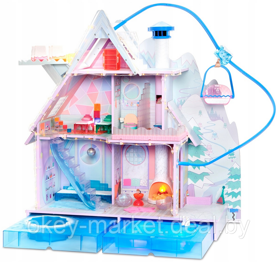 Зимний дом-шале с семьей кукол LOL Surprise Winter Disco Chalet - фото 2 - id-p108325516