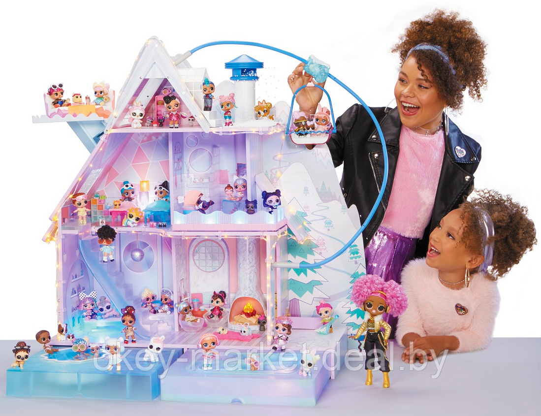 Зимний дом-шале с семьей кукол LOL Surprise Winter Disco Chalet - фото 9 - id-p108325516