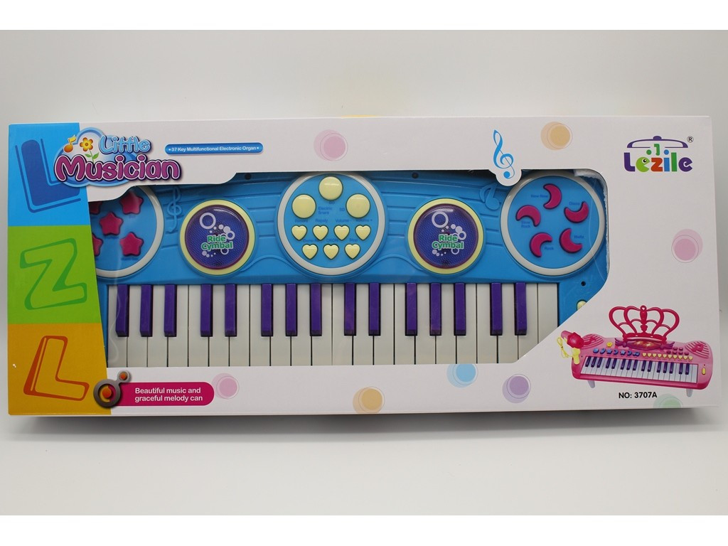 Детское пианино-синтезатор с микрофоном на ножках - фото 3 - id-p108325910
