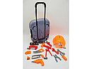 Набор инструментов в чемоданчике 22 предмета с каской и очками С006-1, фото 2