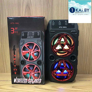 ПОРТАТИВНАЯ МУЗЫКАЛЬНАЯ УСТРОЙСТВО КОЛОНКА (KTS) USB+FM+BLUETOO, фото 2
