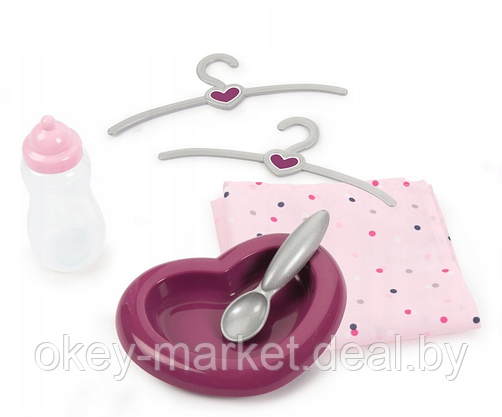 Набор для кормления и купания пупса в чемодане Baby Nurse Smoby, фото 3
