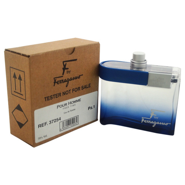 Salvatore Ferragamo F By Free Time 100ml edt TESTER