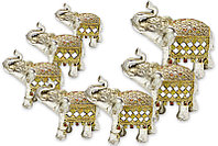 Набор сувенирных Слонов, 7 шт - притягивает удачу