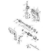 Cтатор 220В для модели JN1601 Makita (MKT-635013-8)