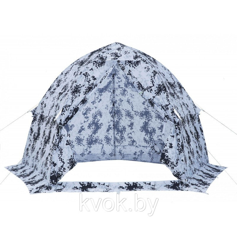 Зимняя палатка ЛОТОС 3 (2,70x2,55x1,80 м) КМФ - фото 1 - id-p108363439