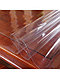 Силиконовая скатерть Пленка прозрачная ПВХ  1000 мкр (1мм) на отрез от 1 м.п., фото 2