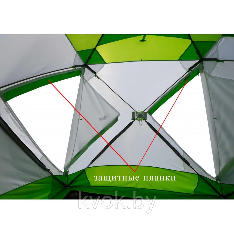 Зимняя палатка ЛОТОС КУБ 3 Компакт (2,10x2,10x1,80 м) - фото 3 - id-p108377648