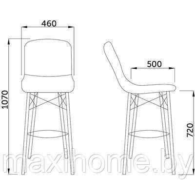 Стул барный KORD HOKER ENZO H-1 - фото 2 - id-p108379633