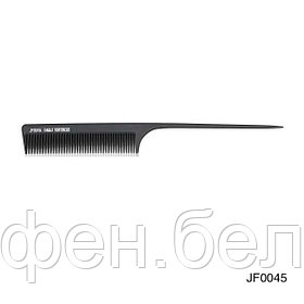 Расческа FORTRESS пластиковый хвостик CARBON JF0045
