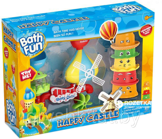 Набор игрушек для купания XoKo Bath Fun Счастливый Замок, арт.9911 - фото 1 - id-p108388682
