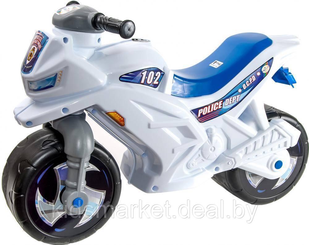 Детский мотоцикл -каталка-беговел Орион Сузуки 501 белый - фото 1 - id-p108395045